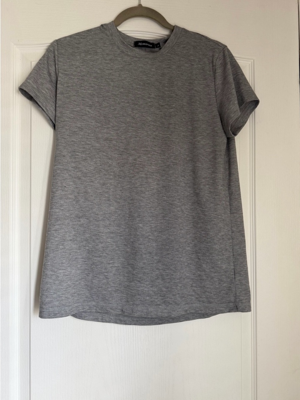 Heather Gray Crewneck Tee Size Large